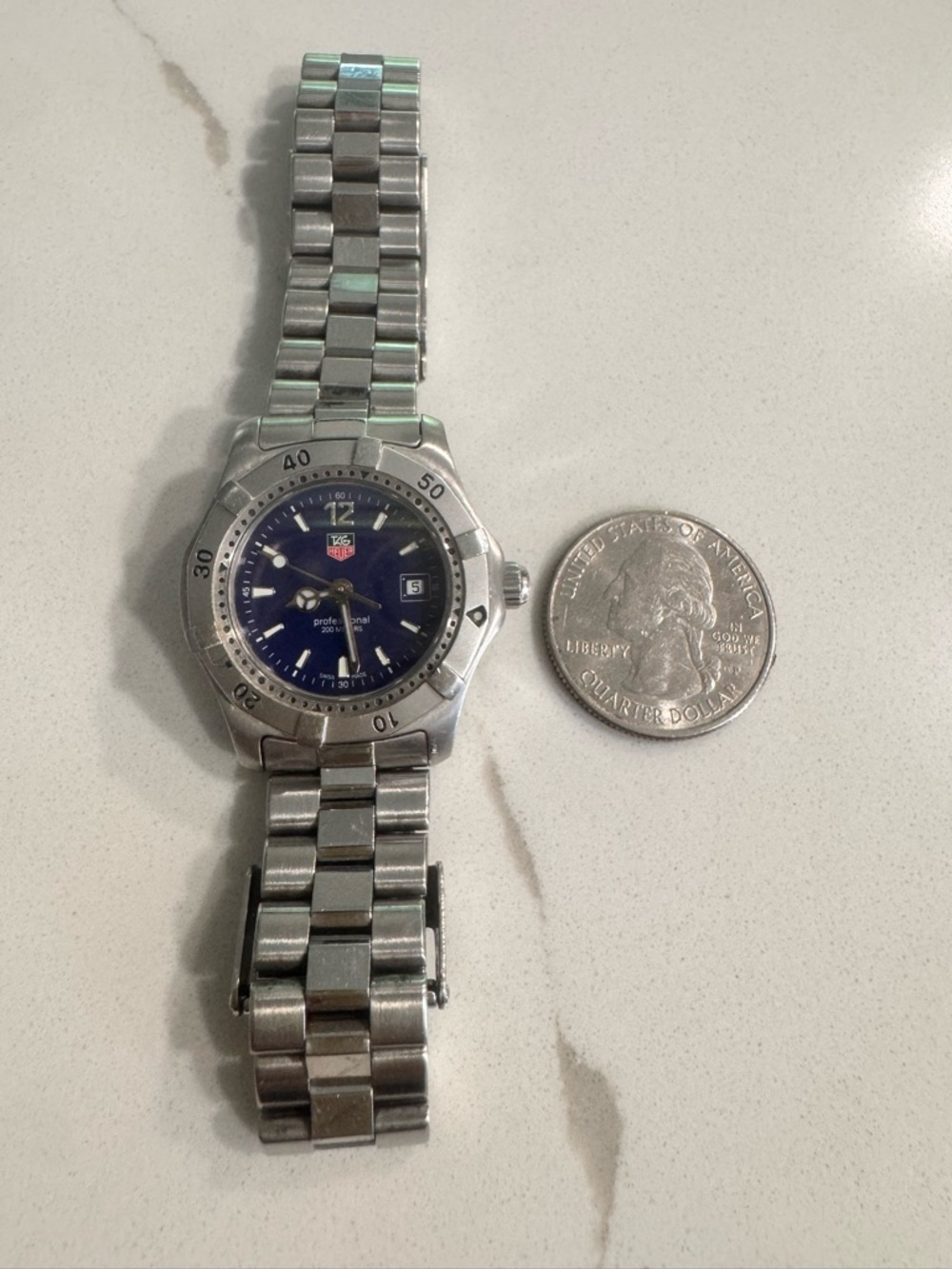 Tag Heuer Silver and Blue Women's Watch - Picture 11 of 14